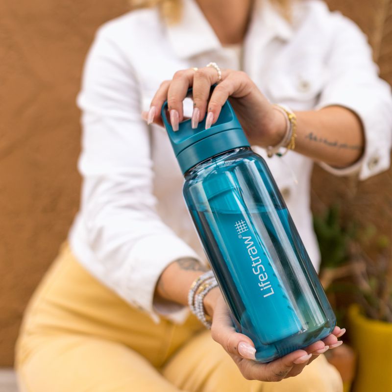 Lifestraw Go 2.0 bottiglia da viaggio con filtro 1 l laguna verde acqua 5