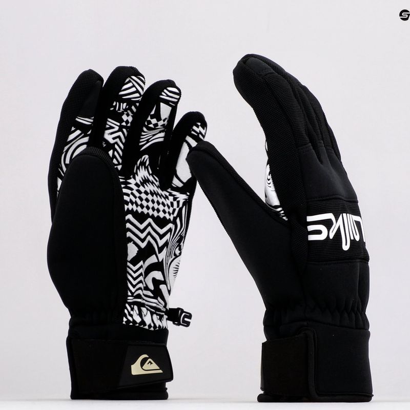 Guanti da snowboard Quiksilver Method da uomo, nero 5