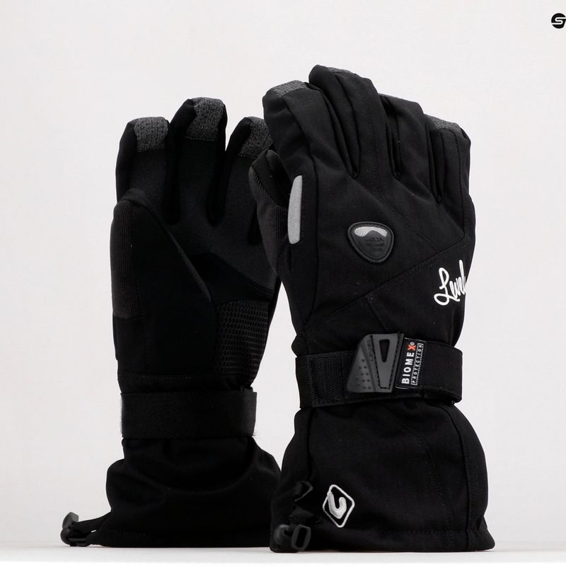 Guanti da snowboard da donna Level Butterfly 2021 nero 6