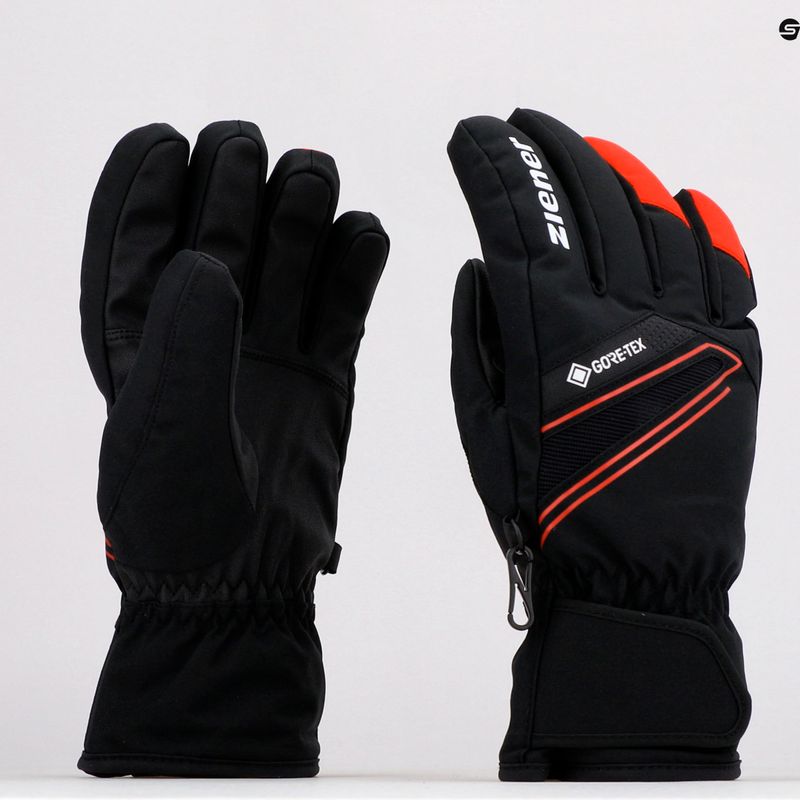 Guanto da sci da uomo ZIENER Gunar Gtx nero 801083.12888 6
