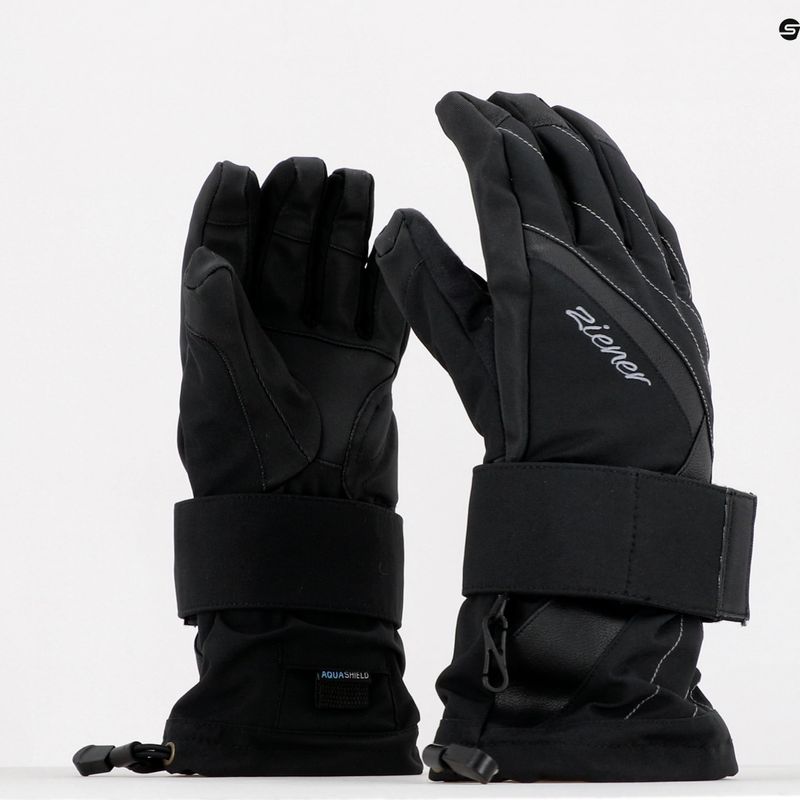 Guanto da snowboard donna ZIENER Milana As nero 801723.12 6