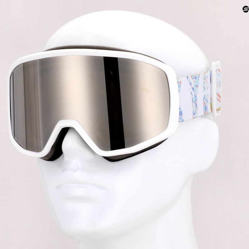 Maschere da snowboard da donna ROXY Izzy splash/ml argento 7