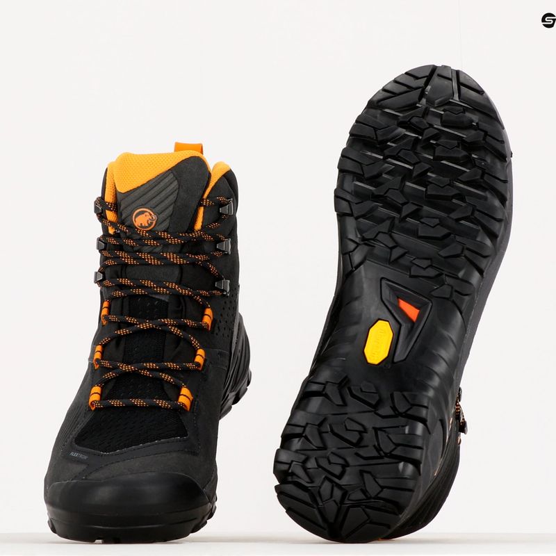 Scarponi da trekking da uomo Mammut Sapuen High GTX nero/scuro radiante 10