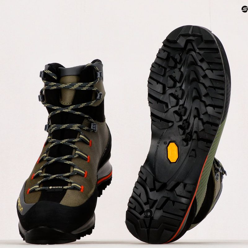 Scarponi da trekking da uomo La Sportiva Trango TRK Leather GTX rosso edera/tango 10