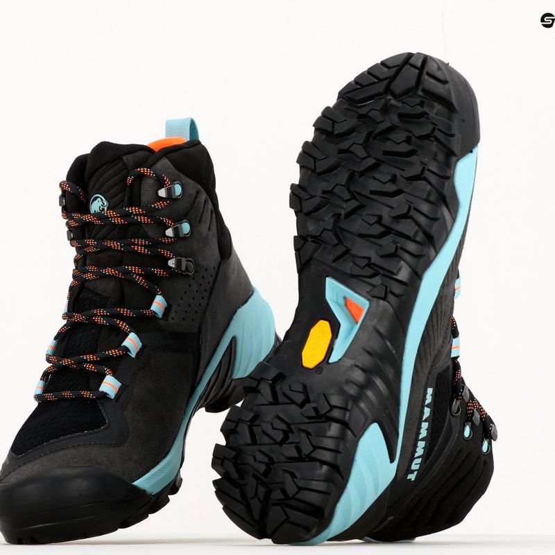 Scarponi da trekking Mammut Sapuen High GTX da donna nero/gelo scuro 11