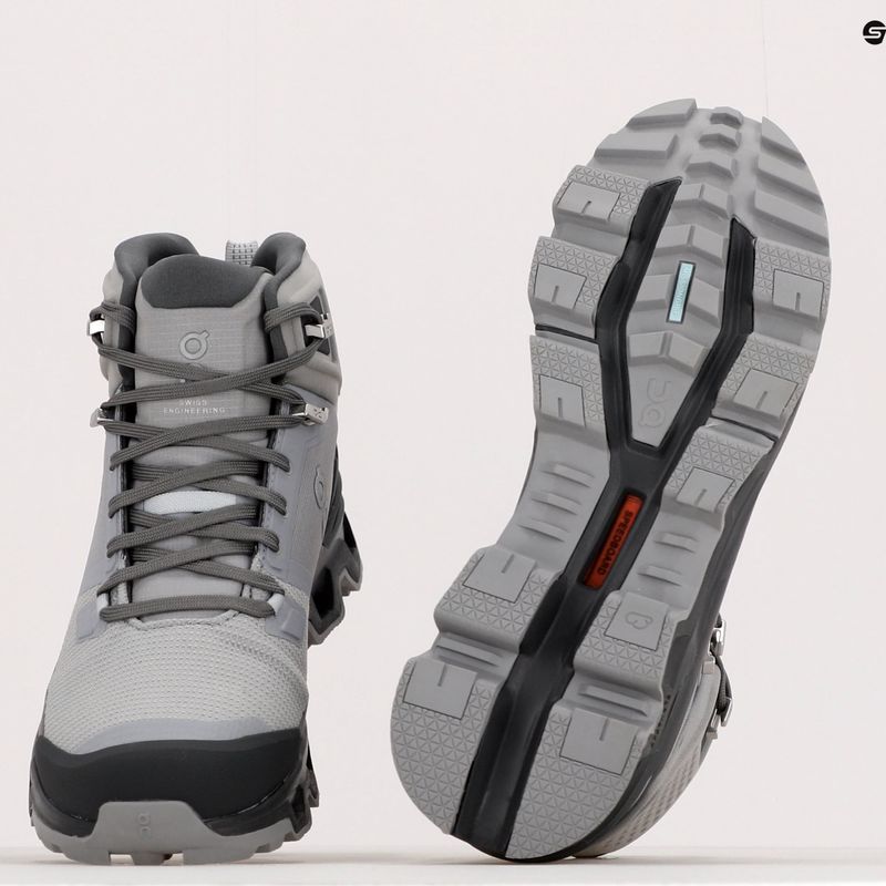 Scarpe da trekking da uomo On Cloudrock 2 Impermeabile lega/eclipse 10