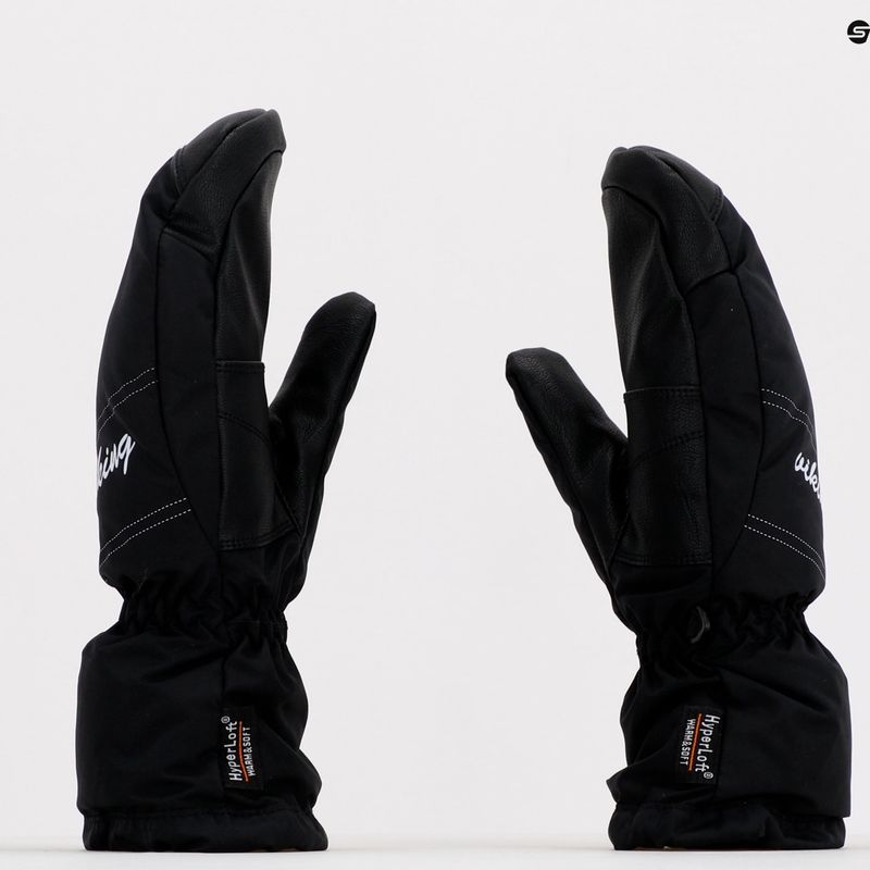 Guanti da sci Viking Strix Mitten da donna, nero 9