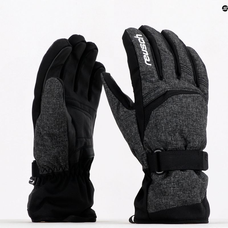 Guanto da sci Reusch Primus R-TEX XT nero/nero melange 8