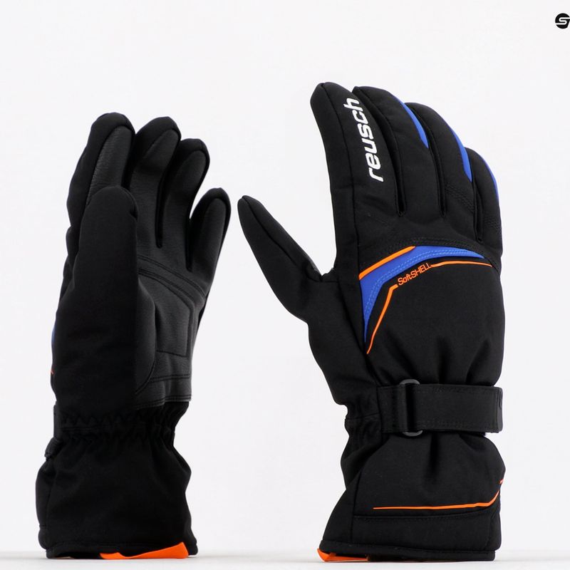 Guanto da sci Reusch Primus R-TEX XT nero/blu abbagliante 8