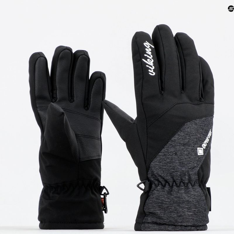 Guanto da sci donna Viking Monterosa GTX Ski nero 9