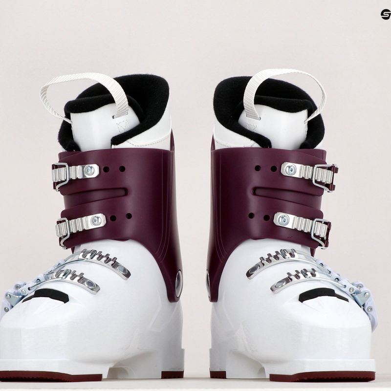Scarponi da sci per bambini Atomic Hawx Girl 4 bianco/bordeaux 9