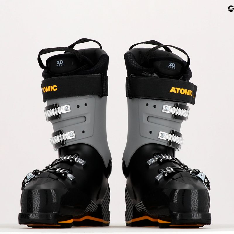 Scarponi da sci da uomo Atomic Hawx Prime 100 GW nero/grigio/zafferano 10