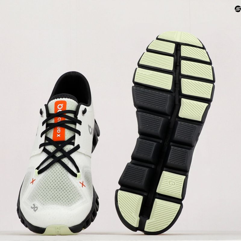 Scarpe da corsa On Running Cloud X 3 avorio/fiamma da uomo 12