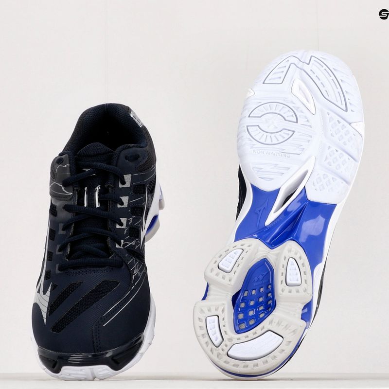 Scarpe da pallavolo da uomo Mizuno Wave Voltage blu navy V1GA216001 11