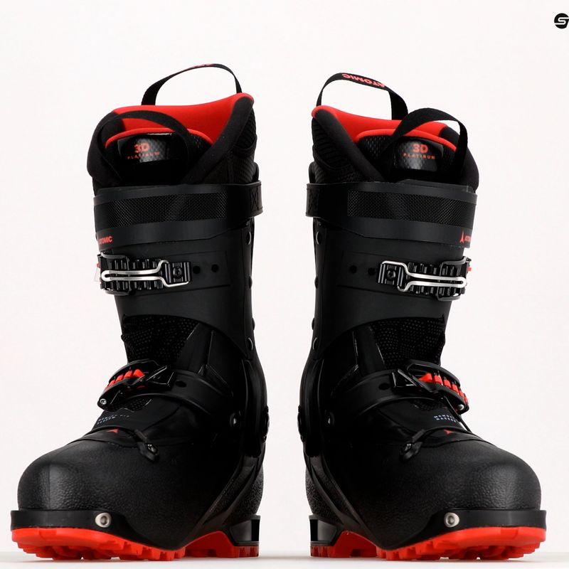 Scarpone da sci Atomic Backland Carbon nero/rosso da uomo 11