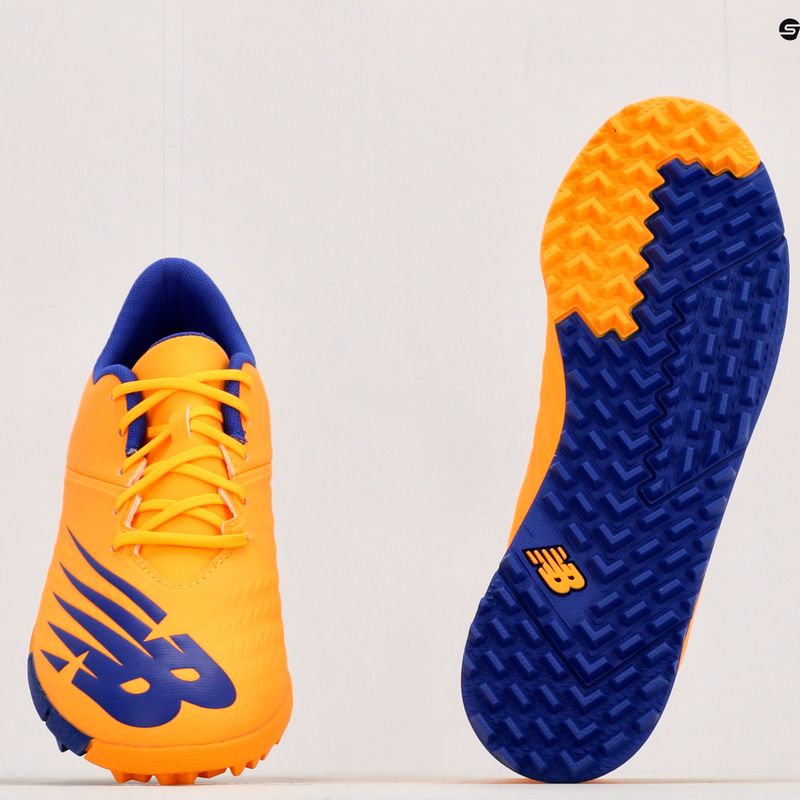 Scarpe da calcio per bambini New Balance Furon V6+ Dispatch JNR TF impulse/vibrant orange 10