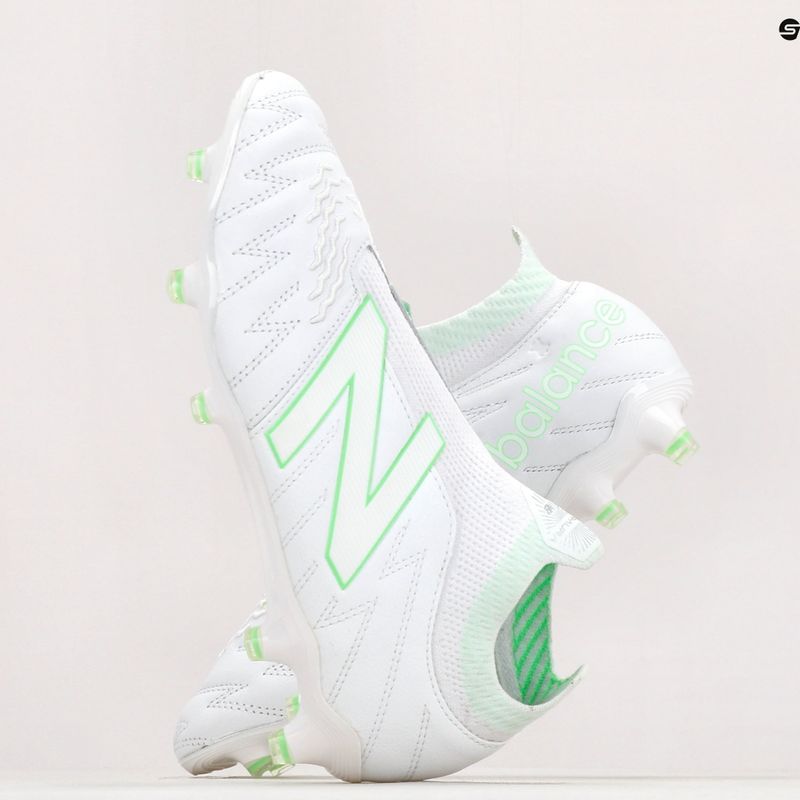 Scarpe da calcio da uomo New Balance Tekela V3+ Pro Leather FG bianco 10