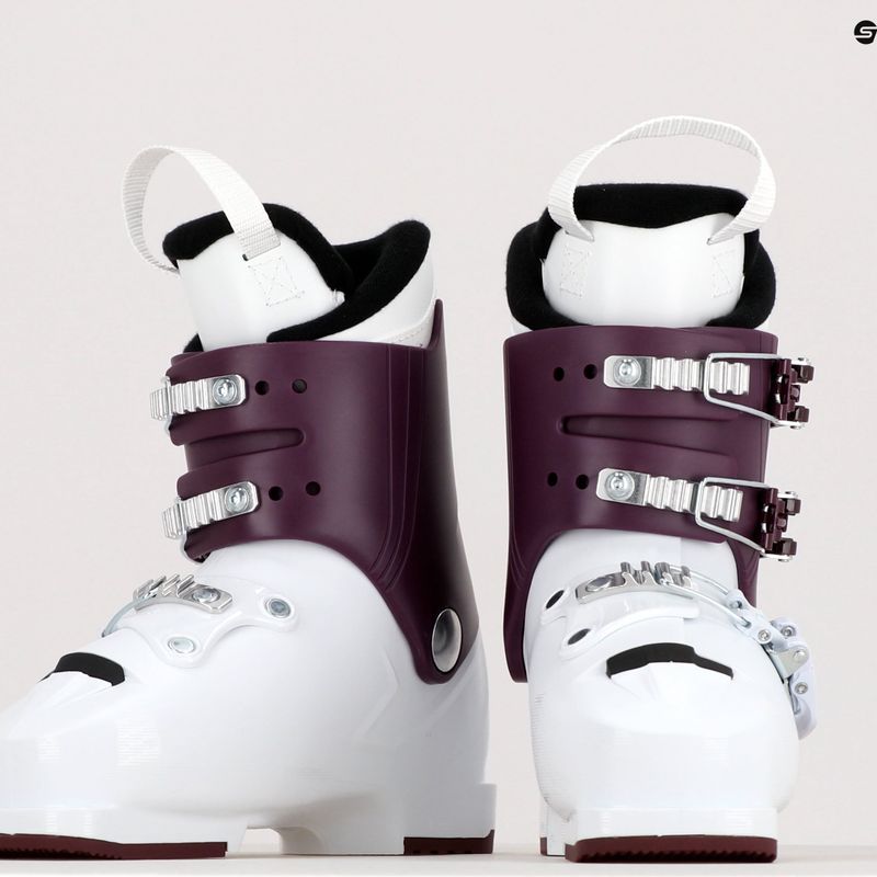 Scarponi da sci per bambini Atomic Hawx Girl 3 bianco/bordeaux 10