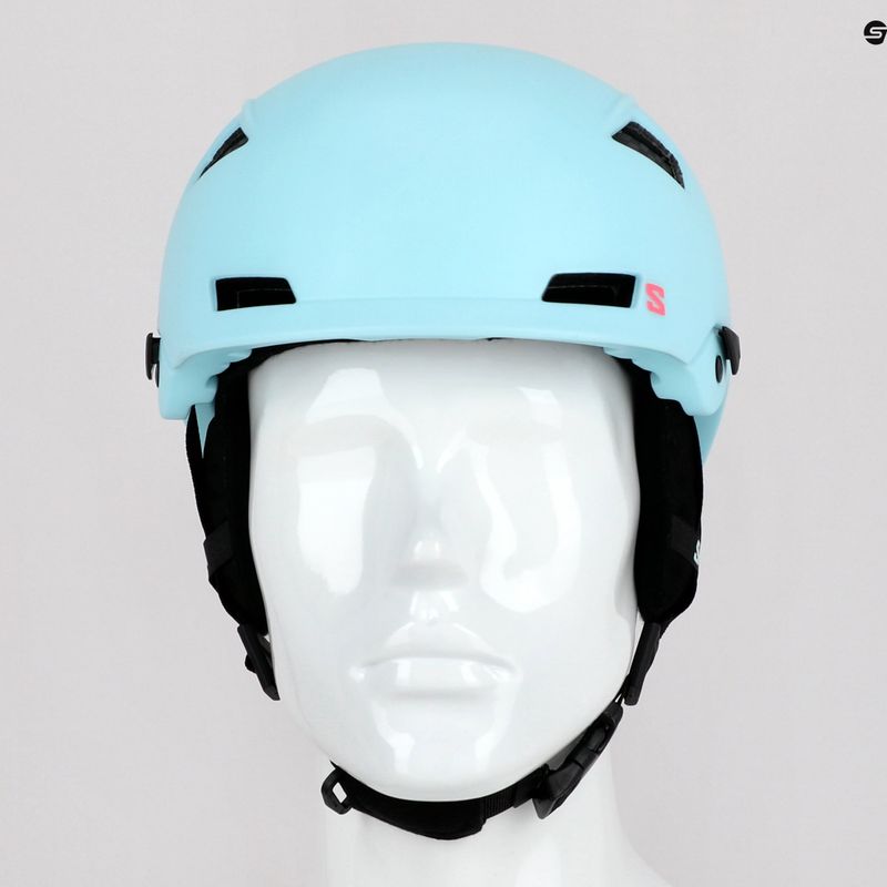 Casco da sci Salomon MTN Lab bleached aqua 13