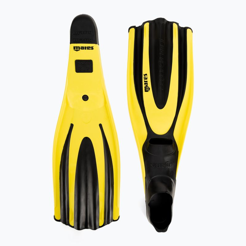 Mares Avanti Superchannel FF pinne da sub giallo/nero 2