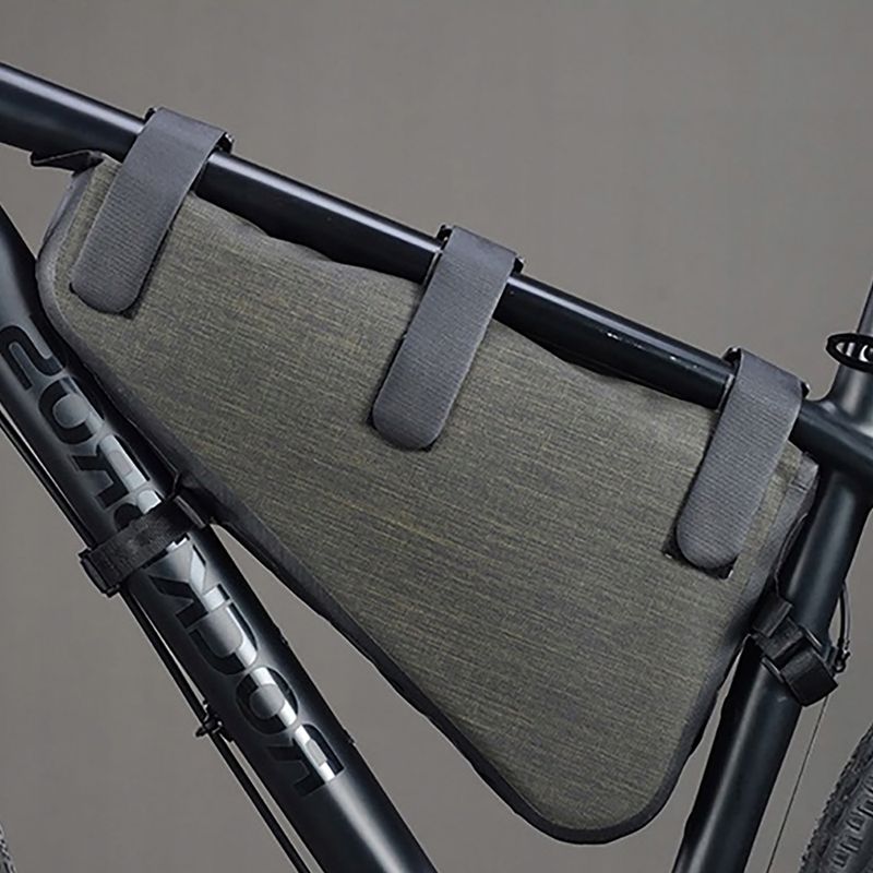 Borsa per telaio di bicicletta Rockbros AS-017 5 l verde scuro 7