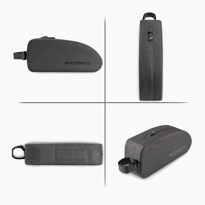 Borsa per telaio di bicicletta Rockbros AS-019 1,5 l nero 2