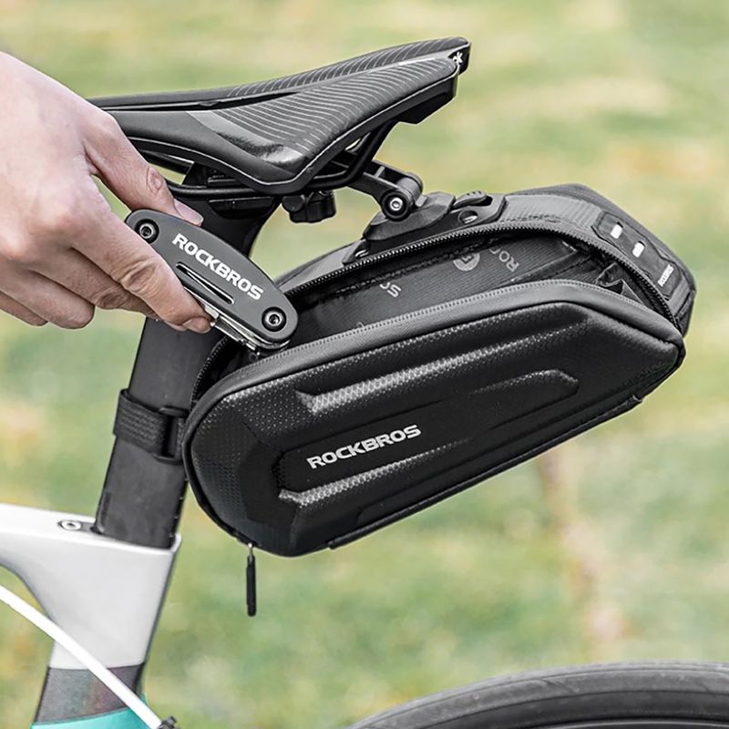 Borsa sottosella per bicicletta Rockbros B69 1,8 l nero 7