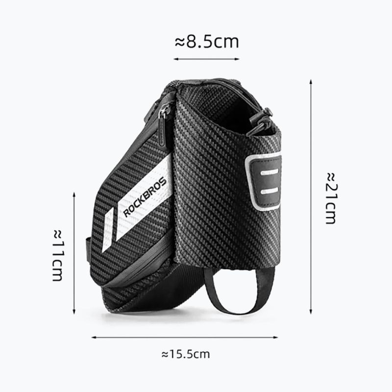 Borsa da bici sottosella Rockbros C32 1,5 l nero 2