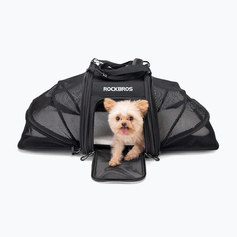 Rockbros Borsa porta animali per bicicletta 30140028 25 l nero 6