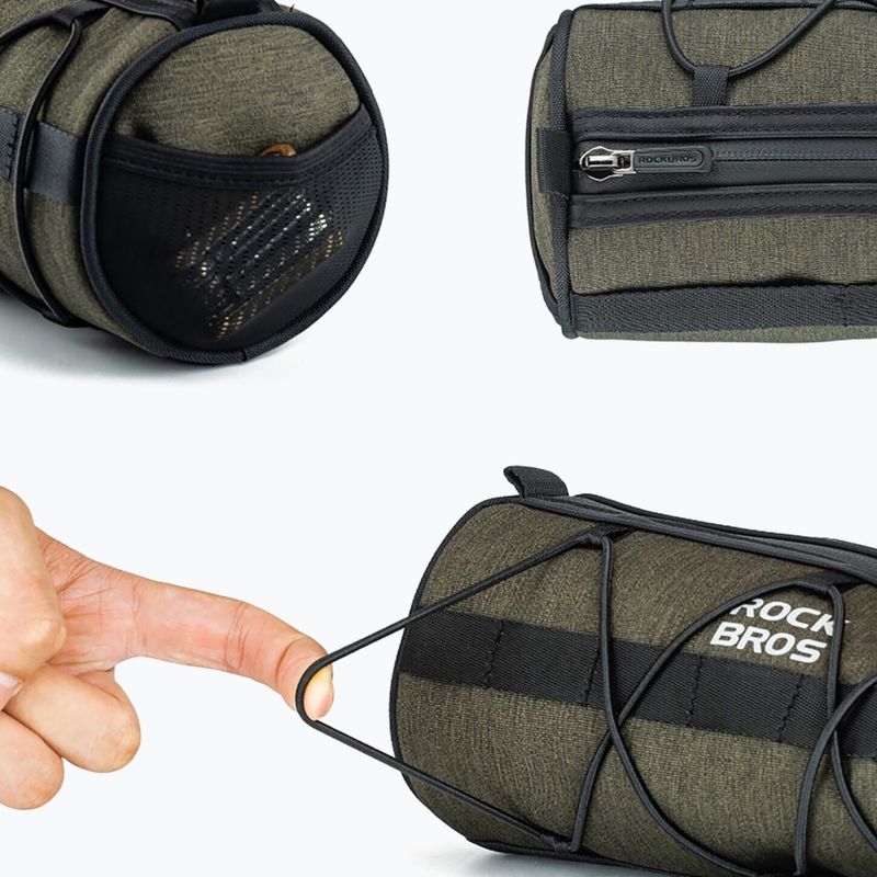 Borsa da manubrio per bicicletta Rockbros 30110049 2 l verde 3