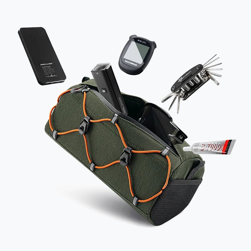 Borsa da manubrio per bici Rockbros 30110054 2,2 l verde 2