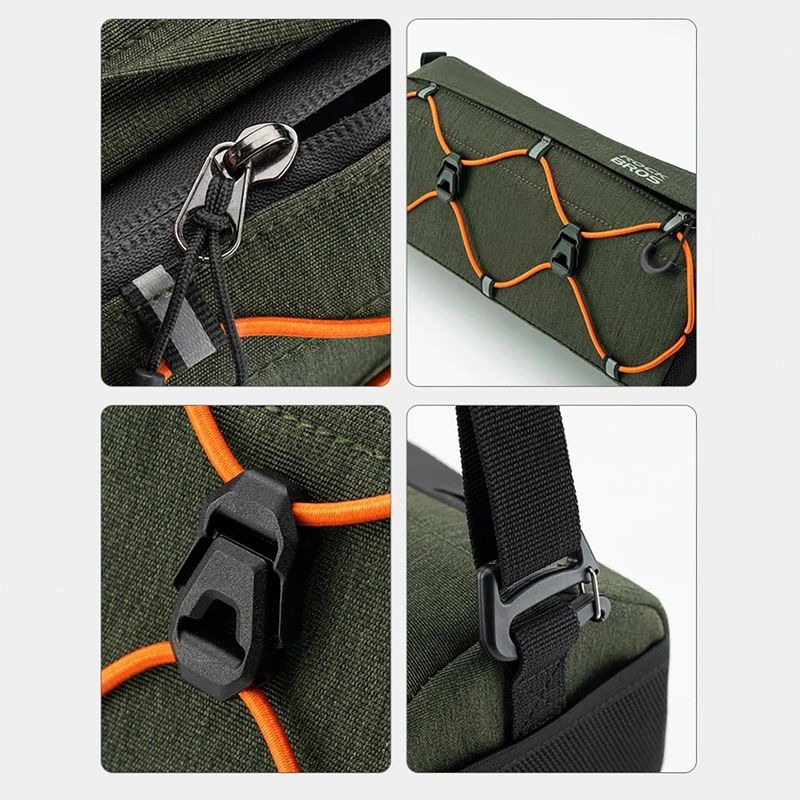 Borsa da manubrio per bici Rockbros 30110054 2,2 l verde 3