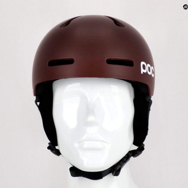 Casco da sci POC Fornix MIPS rosso granata opaco 9