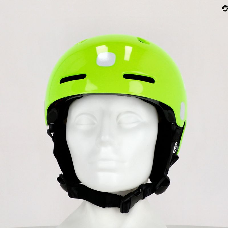 Casco da sci per bambini POC POCito Fornix MIPS giallo fluorescente/verde 14