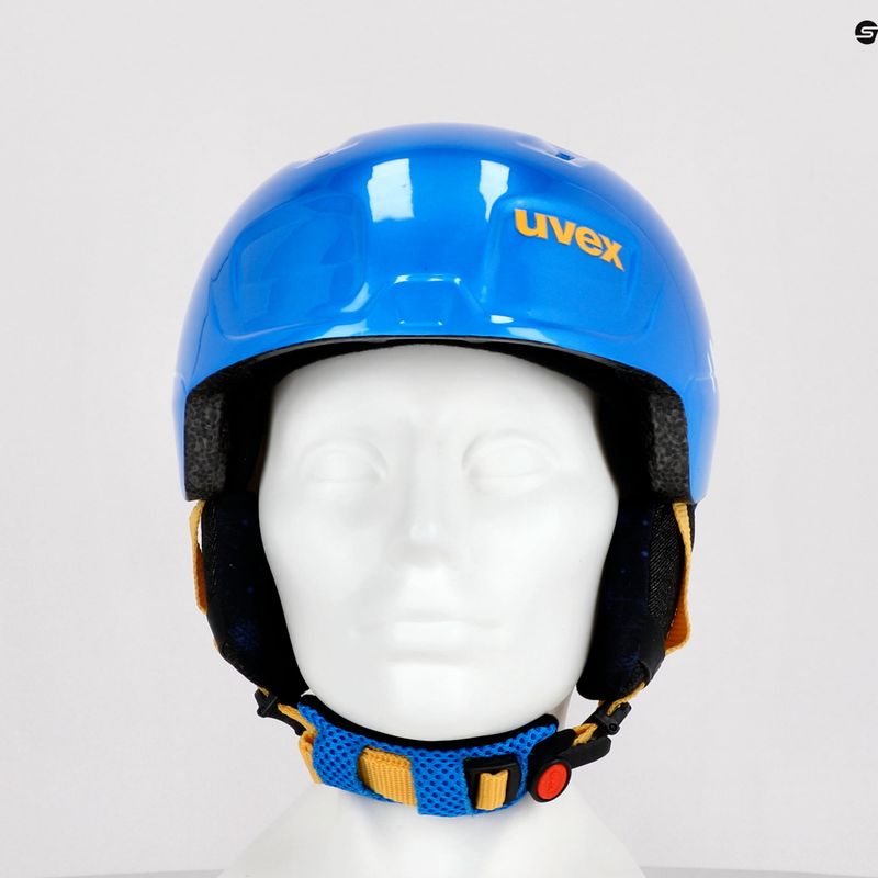 Casco da sci UVEX per bambini Manic blue caterpillar 11