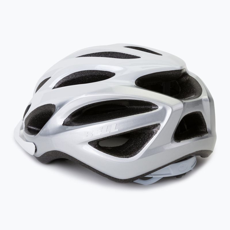 Casco da bicicletta Bell Traverse bianco/argento lucido 4