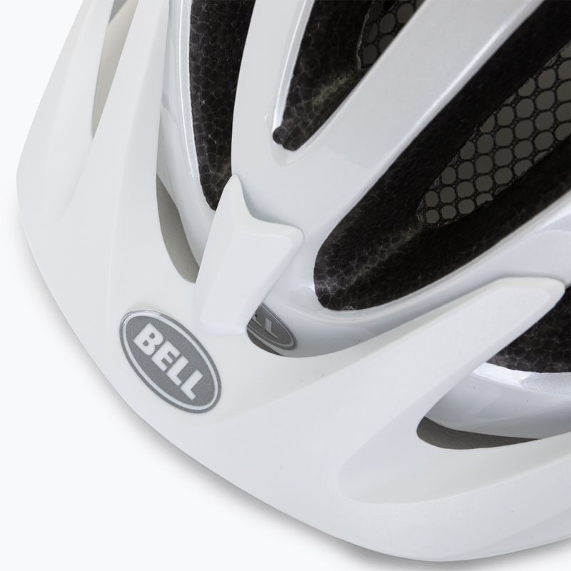 Casco da bicicletta Bell Traverse bianco/argento lucido 7