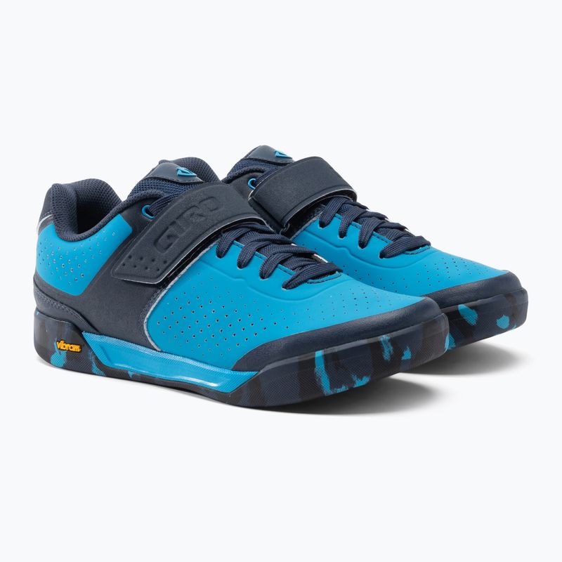 Scarpe da ciclismo MTB da uomo Giro Chamber II blue jewel midnight 5
