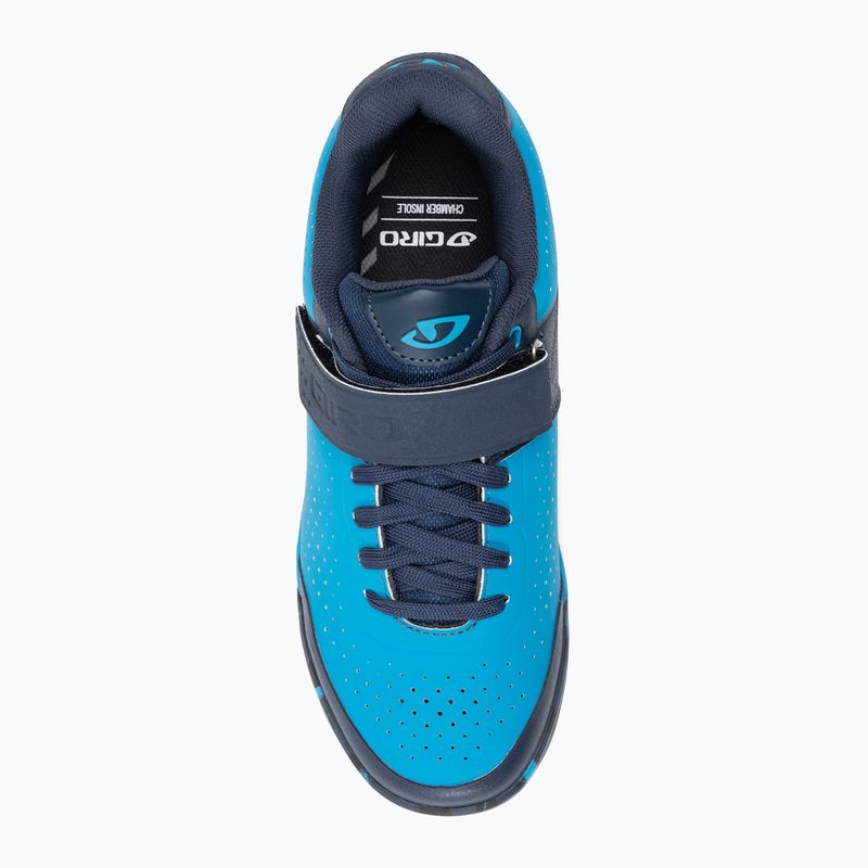 Scarpe da ciclismo MTB da uomo Giro Chamber II blue jewel midnight 6