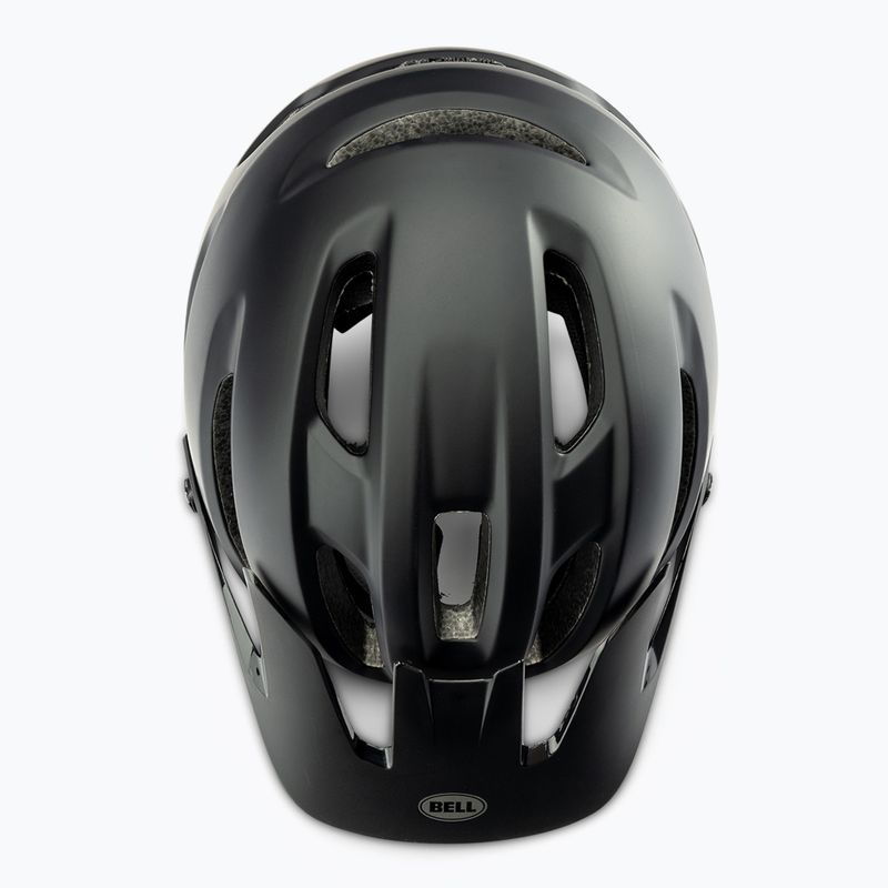 Casco da bici Bell 4Forty nero lucido opaco 6