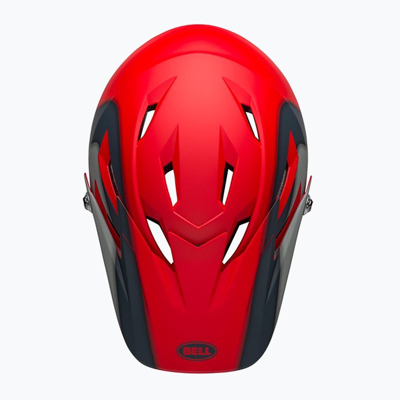 Casco da bici Bell Sanction opaco cremisi/ardesia/grigio 4