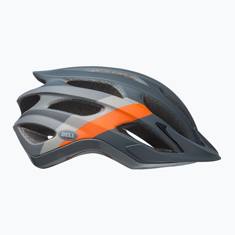 Casco da bici Bell Drifter grigio ardesia lucido opaco/arancio 2