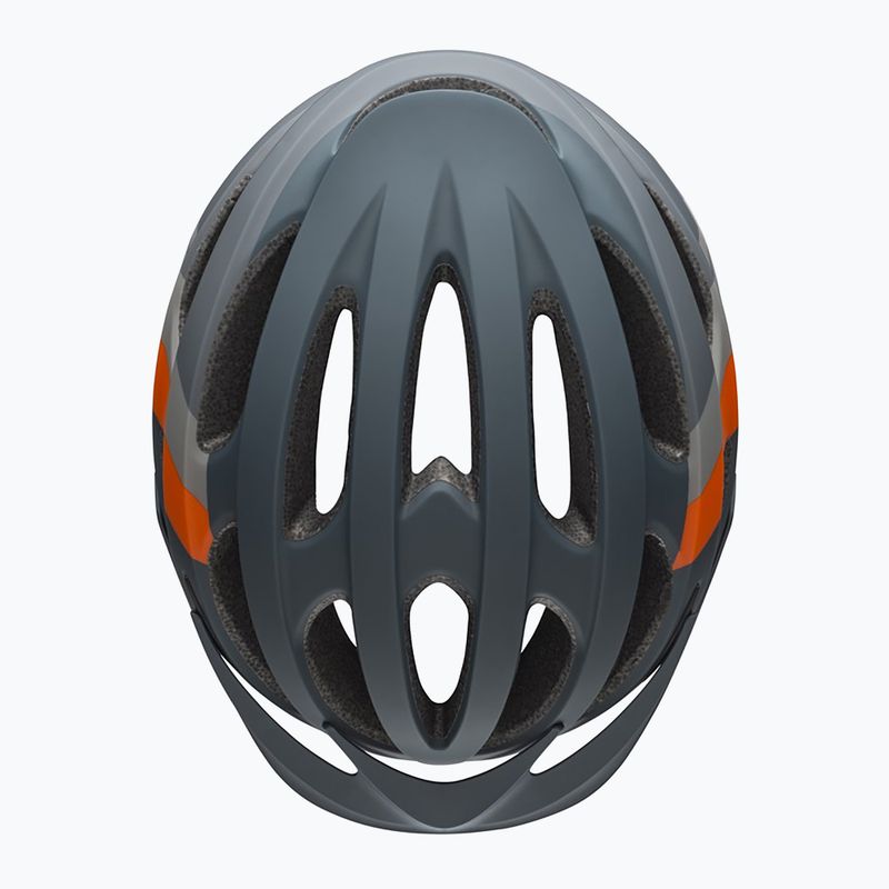 Casco da bici Bell Drifter grigio ardesia lucido opaco/arancio 4