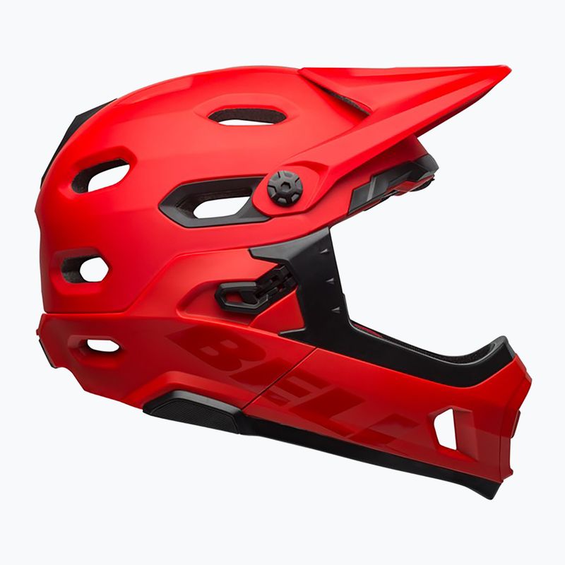 Bell FF Super DH MIPS Spherical casco da bici opaco lucido cremisi/nero 2