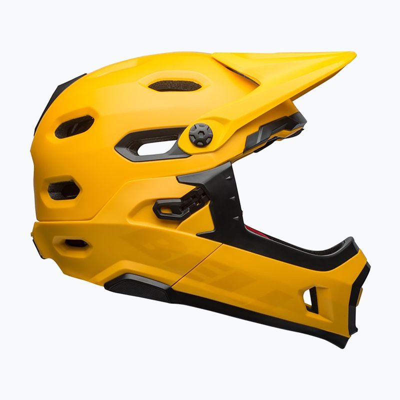 Casco bici Bell FF Super DH MIPS Spherical opaco lucido giallo/nero 2
