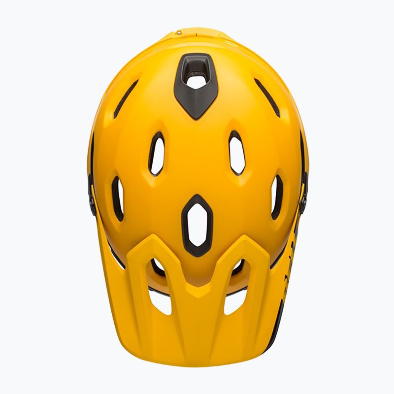 Casco bici Bell FF Super DH MIPS Spherical opaco lucido giallo/nero 5