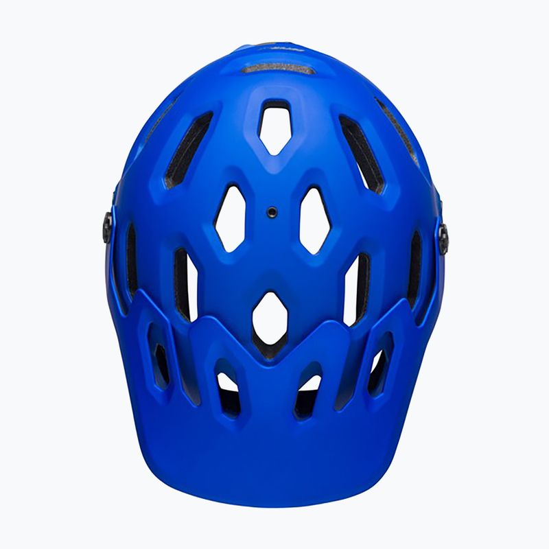 Casco bici Bell Full Face Super 3R MIPS blu opaco brillante/blu 5