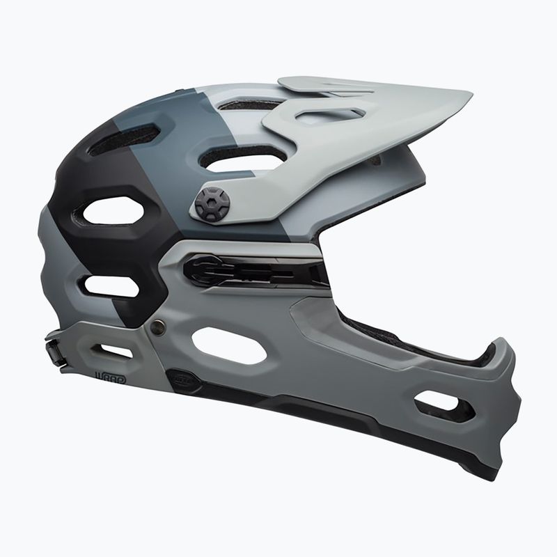 Bell Casco bici integrale Super 3R MIPS downdraft grigio opaco/grigio fucile 2