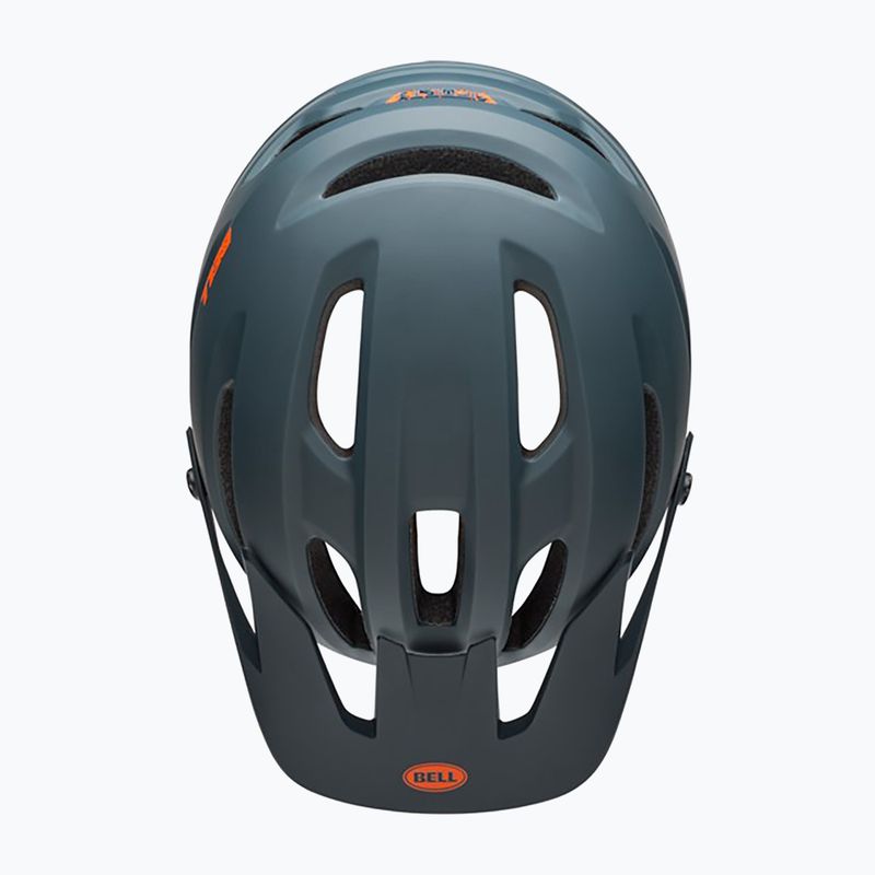 Casco da bici Bell 4Forty lucido opaco ardesia/arancione 4