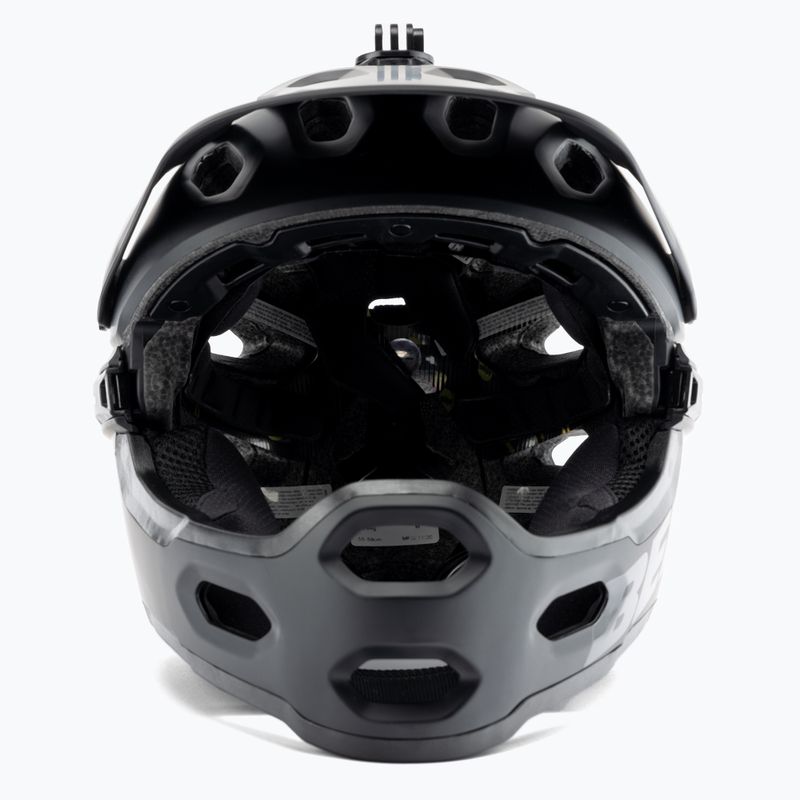 Casco da bici Bell FF Super 3R MIPS nero lucido opaco/grigio 2